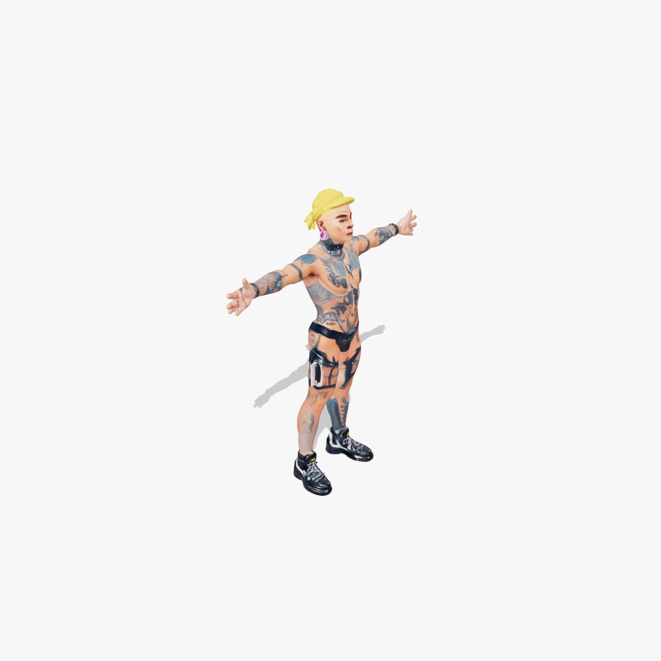 Tattooed Punk Style model pack